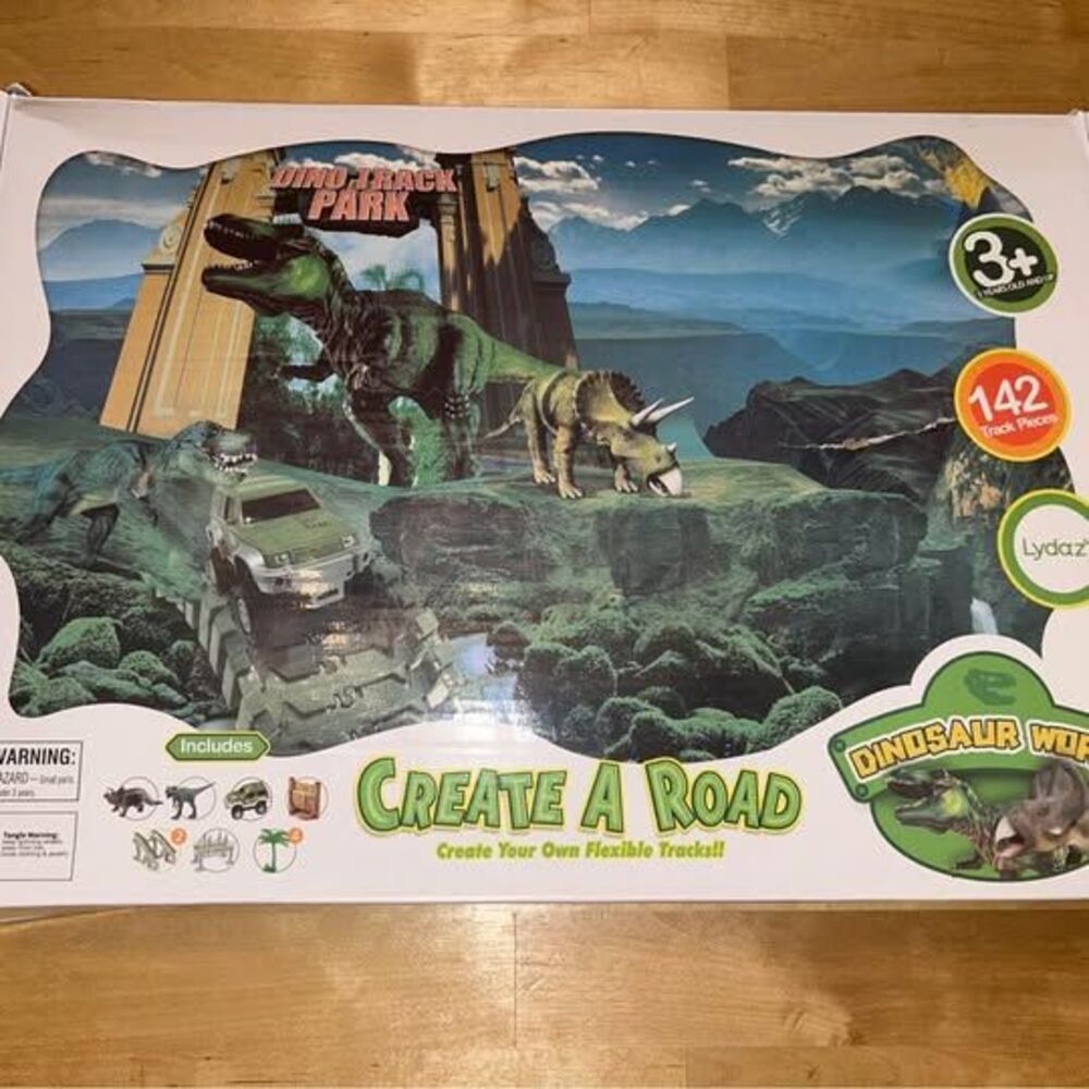 Dinosaur World Create A Road Flexible Track Set